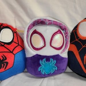 NWT Complete 5" Spiderman Squishmallow Set